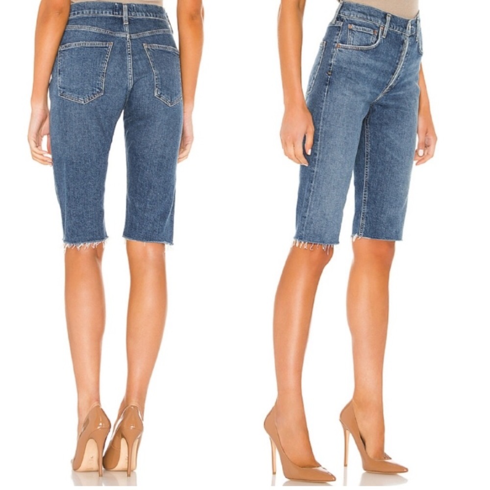 Agolde Carrie Jean Short In Subdued 28